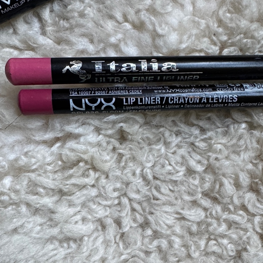 NYX and ITALIA ultra fine lipliner pencils
